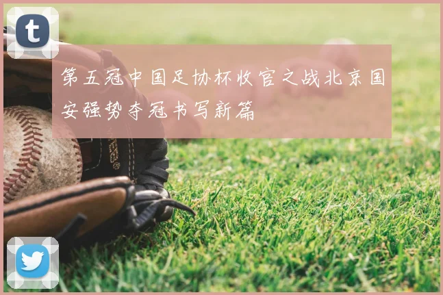 第五冠中国足协杯收官之战北京国安强势夺冠书写新篇